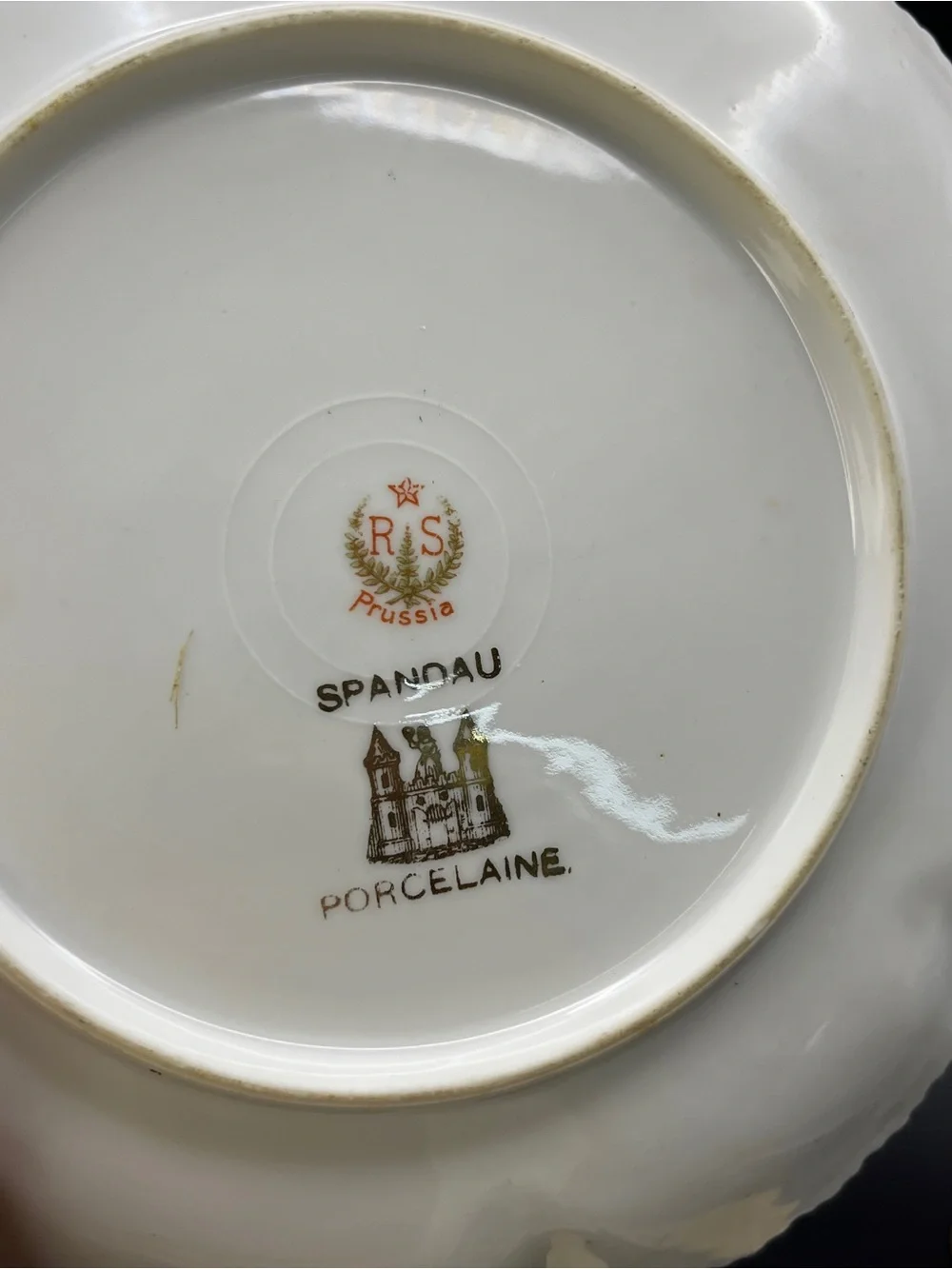 Antique RS Prussia Plate 7.25